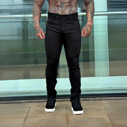 CALÇA JEANS ALL BLACK