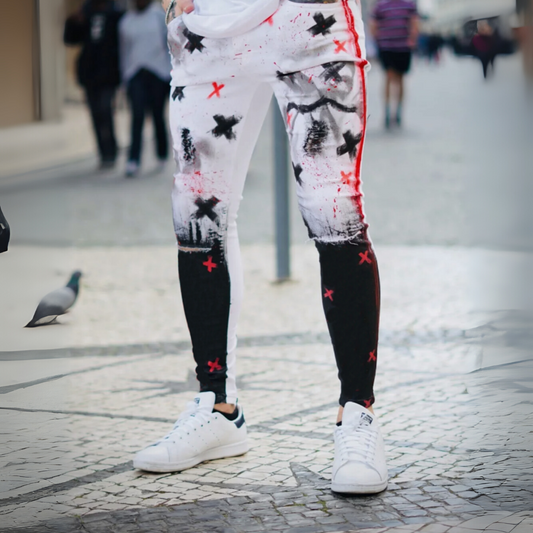 CALÇA BRANCA SKINNY SPLASH X