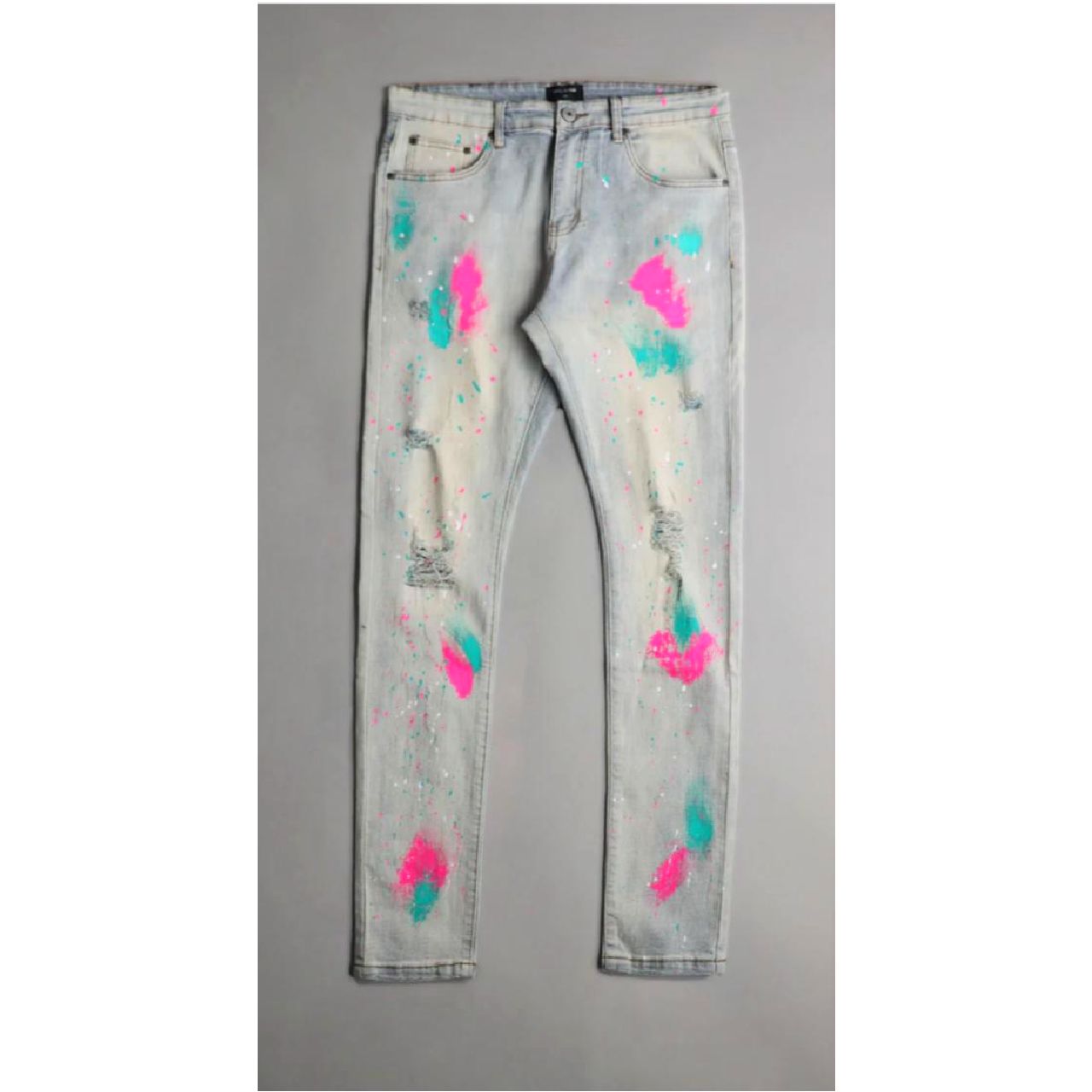 CALÇA COLLINS JEANS NEON