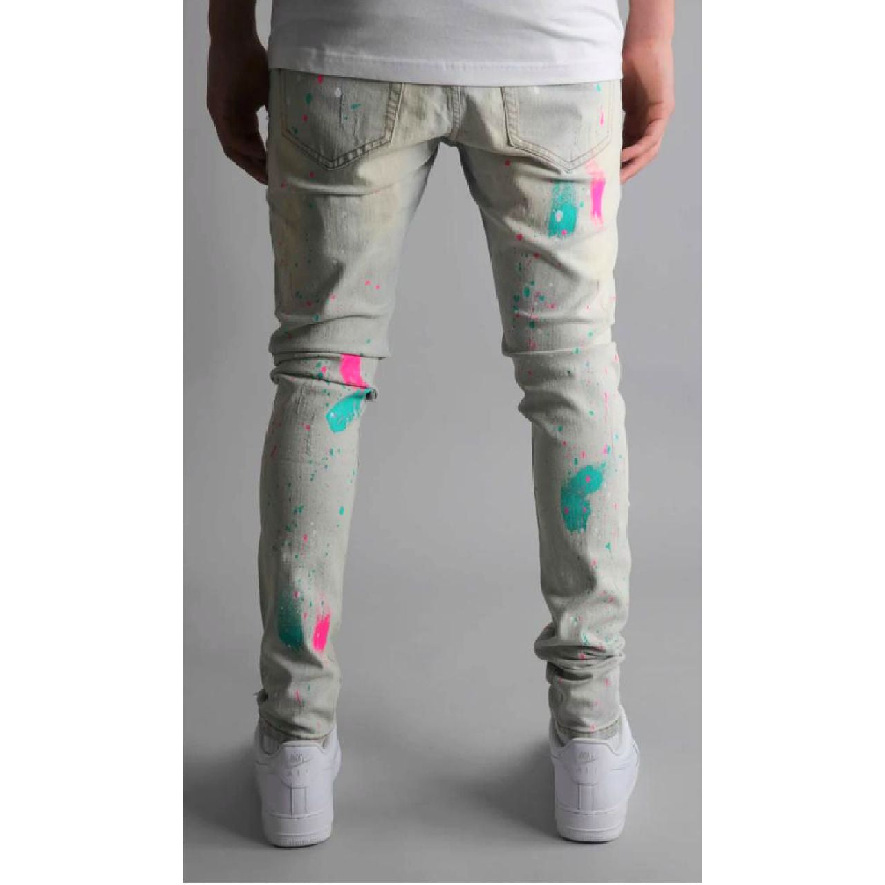 CALÇA COLLINS JEANS NEON