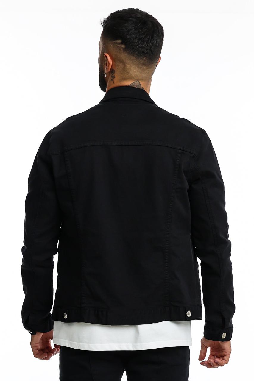 JAQUETA JEANS ALL BLACK