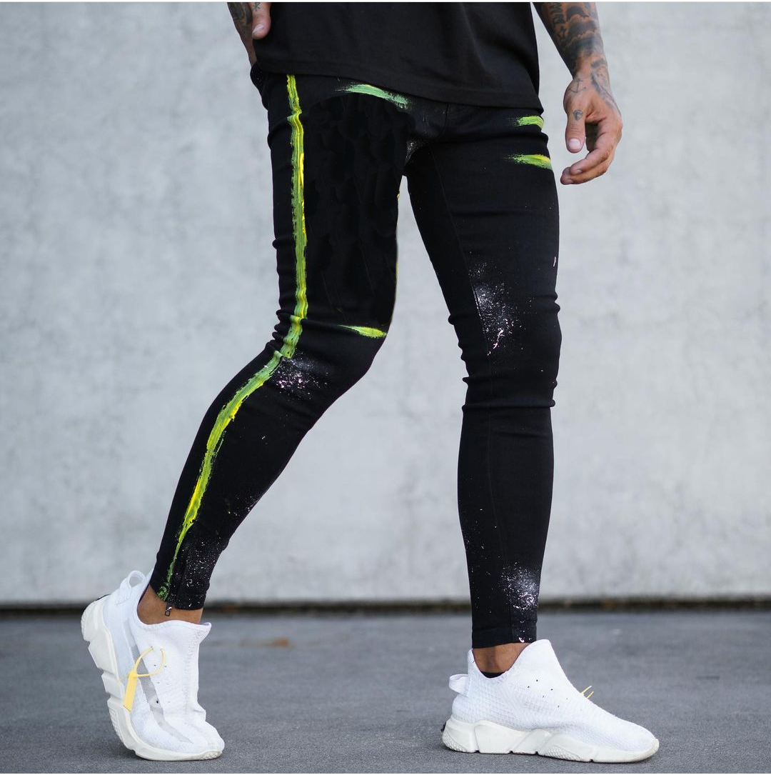CALÇA JEANS SKINNY BLACK COLLORS