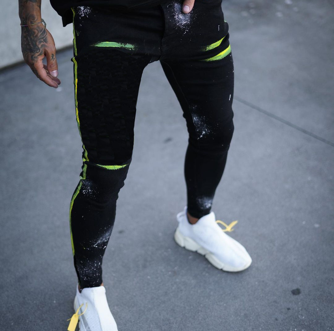 CALÇA JEANS SKINNY BLACK COLLORS