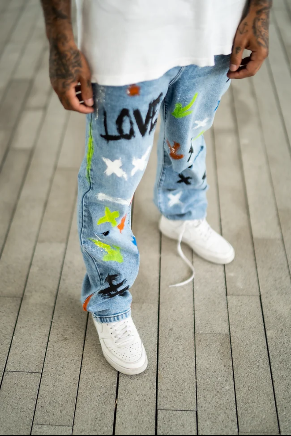 CALÇA JEANS STREET LOVE XXX.