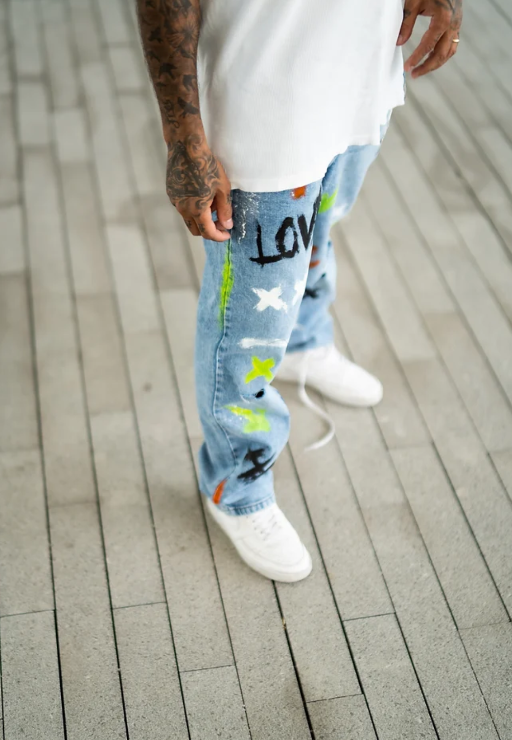 CALÇA JEANS STREET LOVE XXX.
