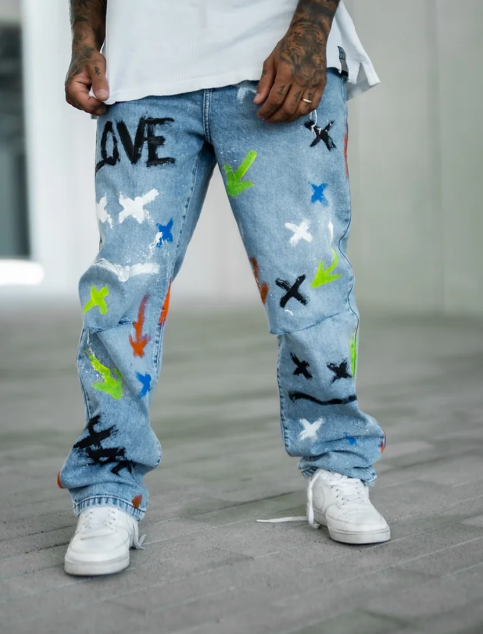 CALÇA JEANS STREET LOVE XXX.