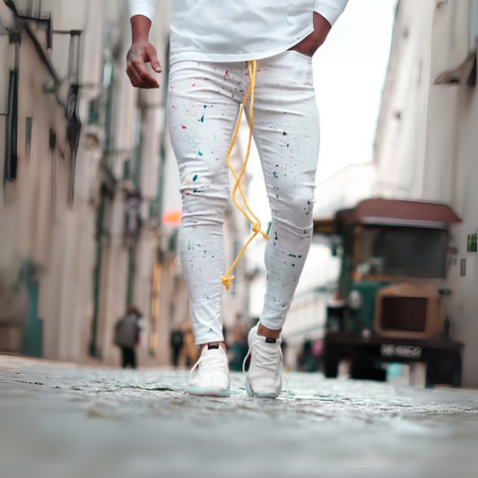 CALÇA BRANCA SKINNY PIGMENTADA