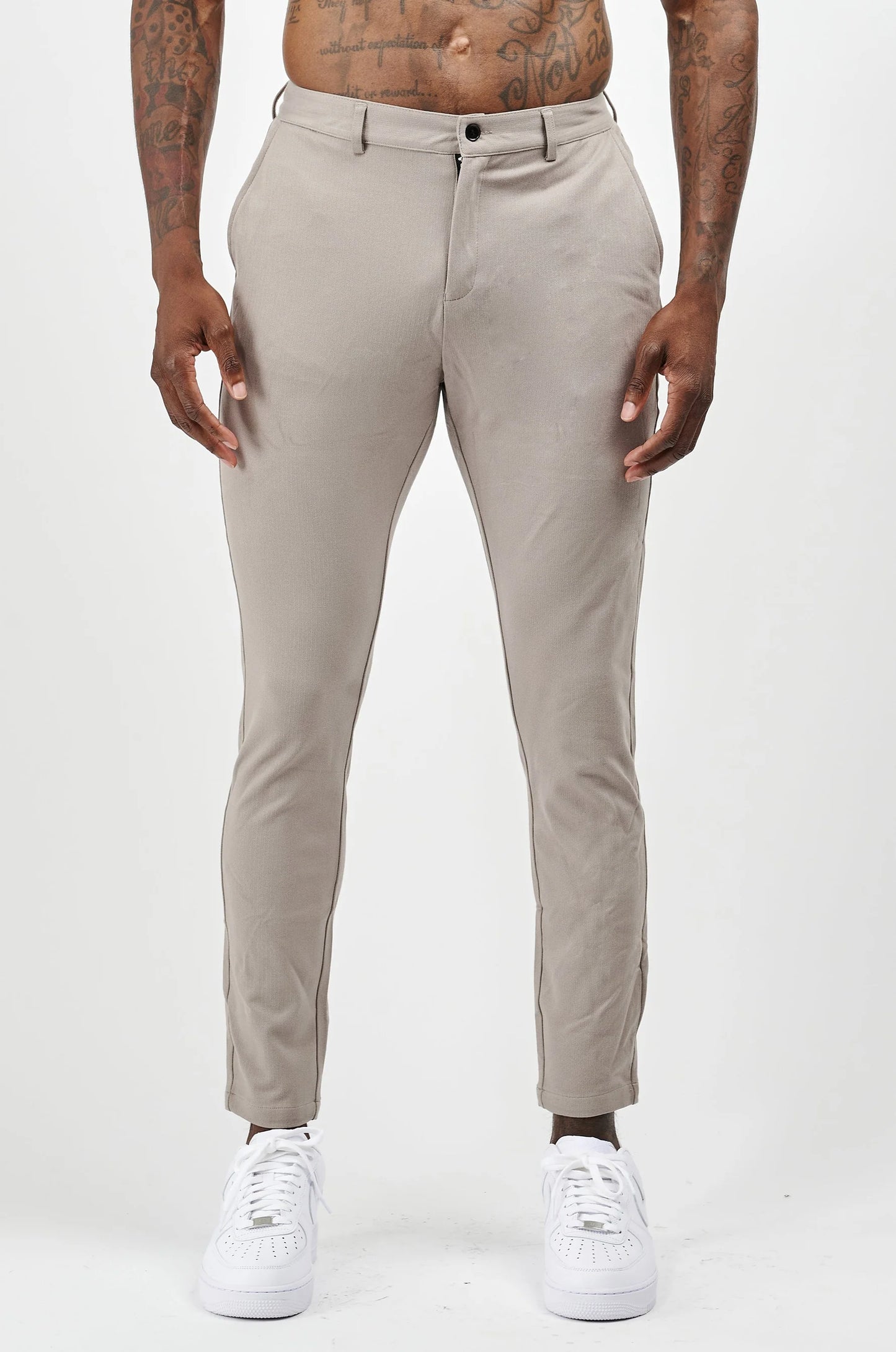CALÇA BEGE ALFAIATARIA ELASTIC EXCLUSIVE