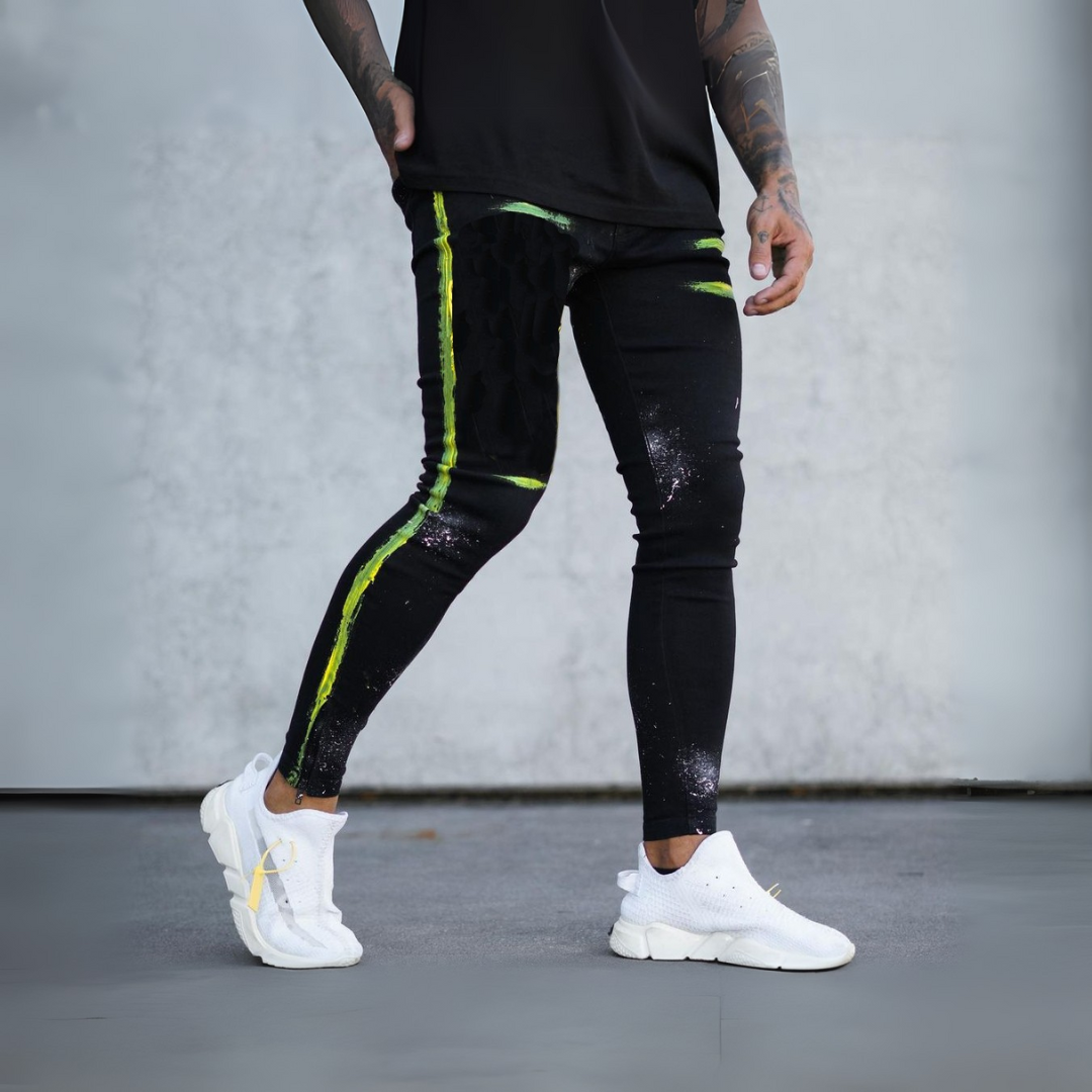 CALÇA JEANS SKINNY BLACK COLLORS