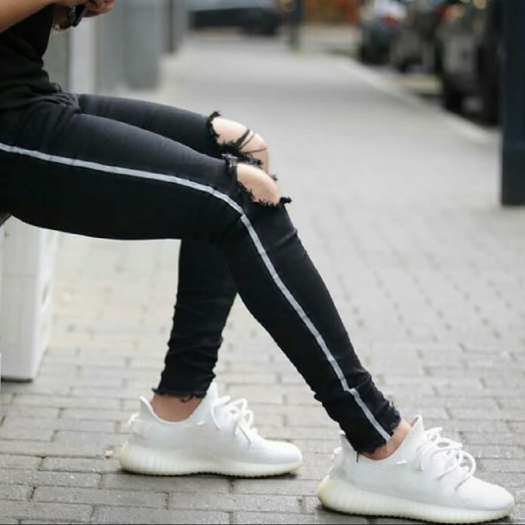 CALÇA JEANS TREND BLACK DESTRÓYED