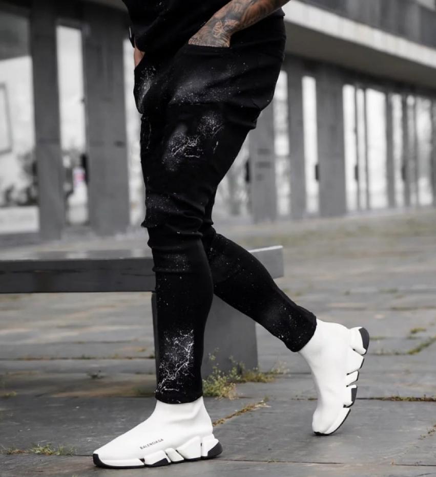 CALÇA JEANS BLACK SPLASH