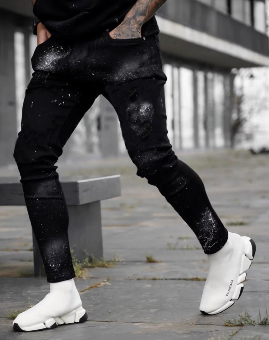 CALÇA JEANS BLACK SPLASH