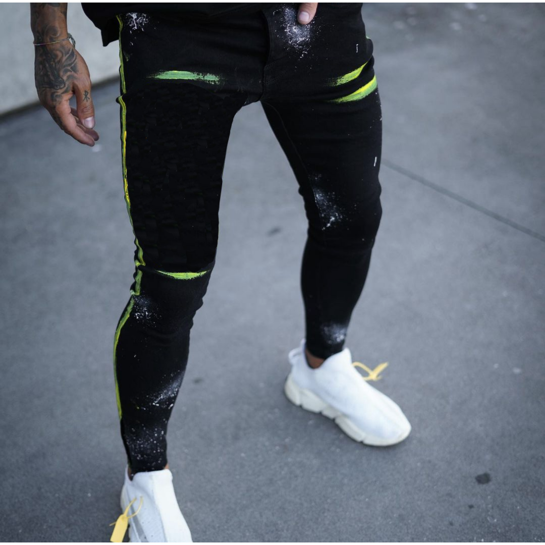 CALÇA JEANS BLACK KING SKINNY PIGMENTADA
