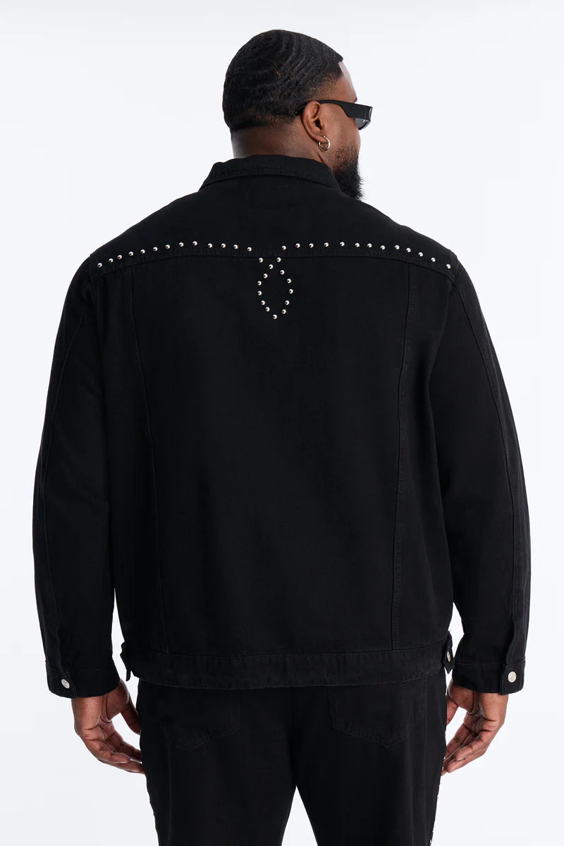 JAQUETA JEANS BLACK IRON OUTLAW