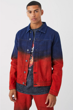 Carregar imagem no visualizador da galeria, JAQUETA JEANS BLUE RED
