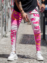 Carregar imagem no visualizador da galeria, CALÇA SKINNY BRANCA &amp; PINK SKULL
