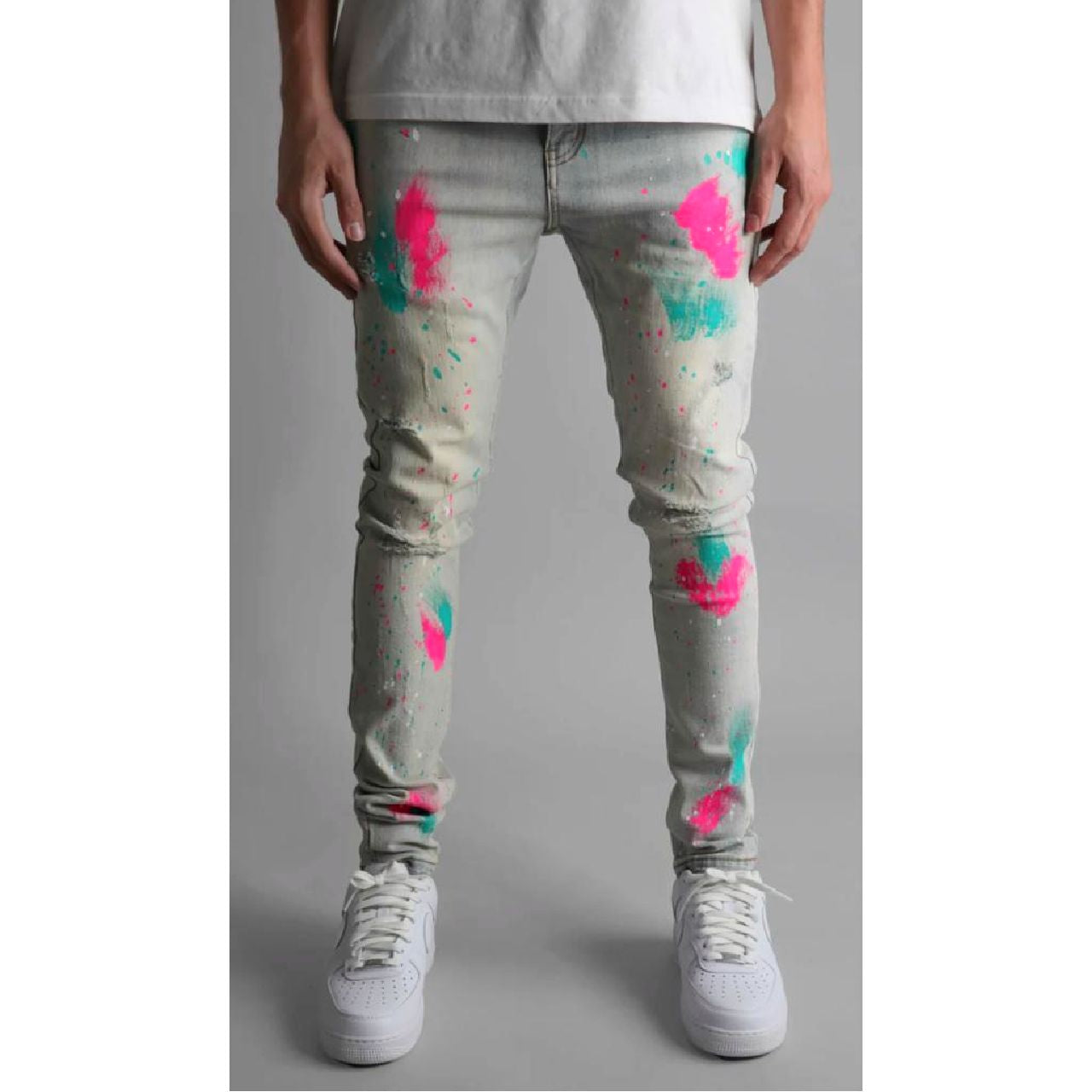 CALÇA COLLINS JEANS NEON