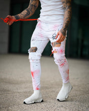 Carregar imagem no visualizador da galeria, CALÇA SARJA SKINNY SPLASH RED PATCH ☠
