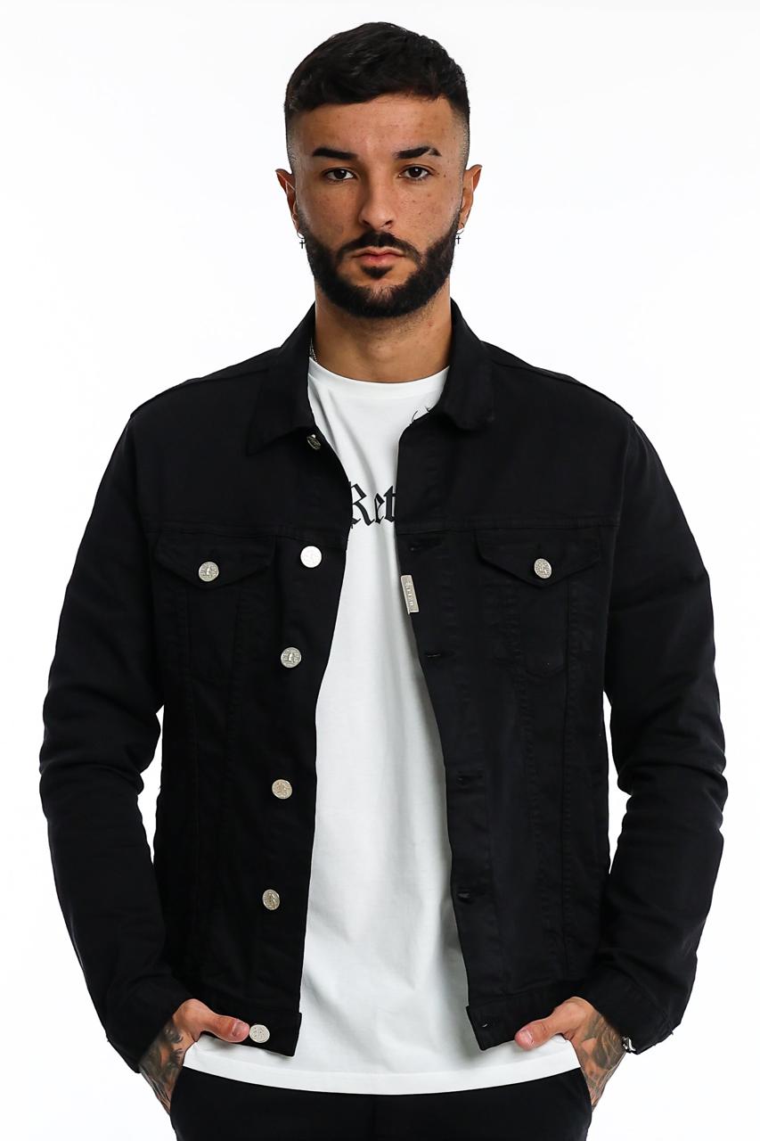 JAQUETA JEANS ALL BLACK