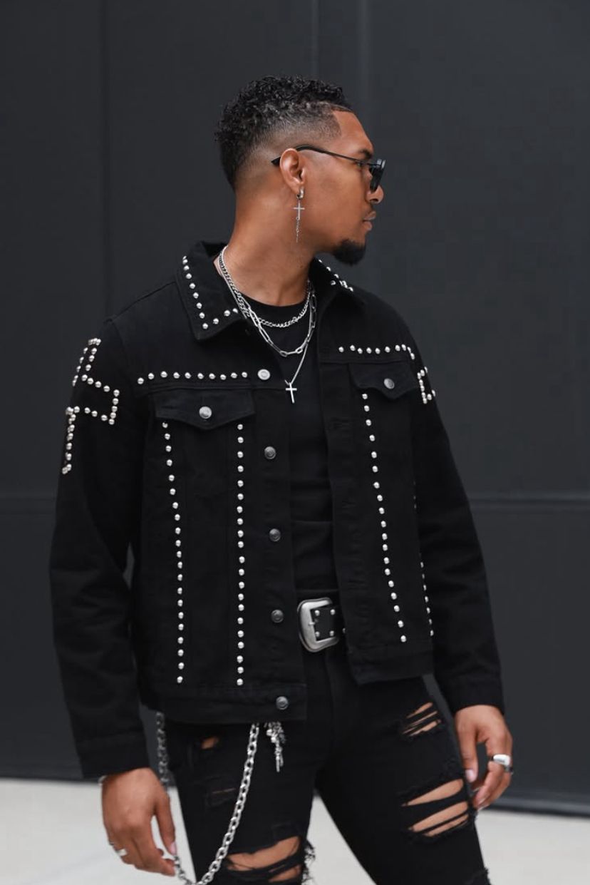 JAQUETA JEANS BLACK RELIGION ✝️