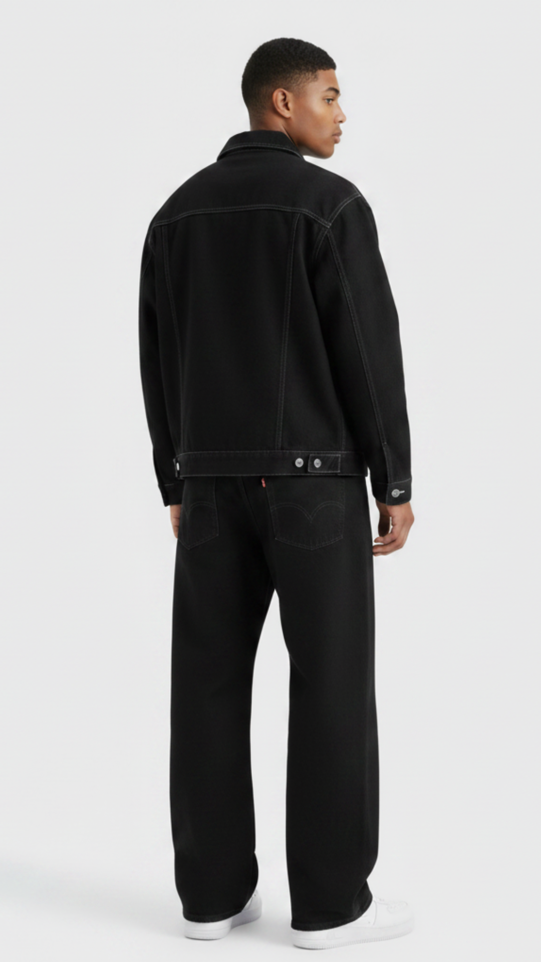 CONJUNTO OVERSIZED ALL BLACK JEANS
