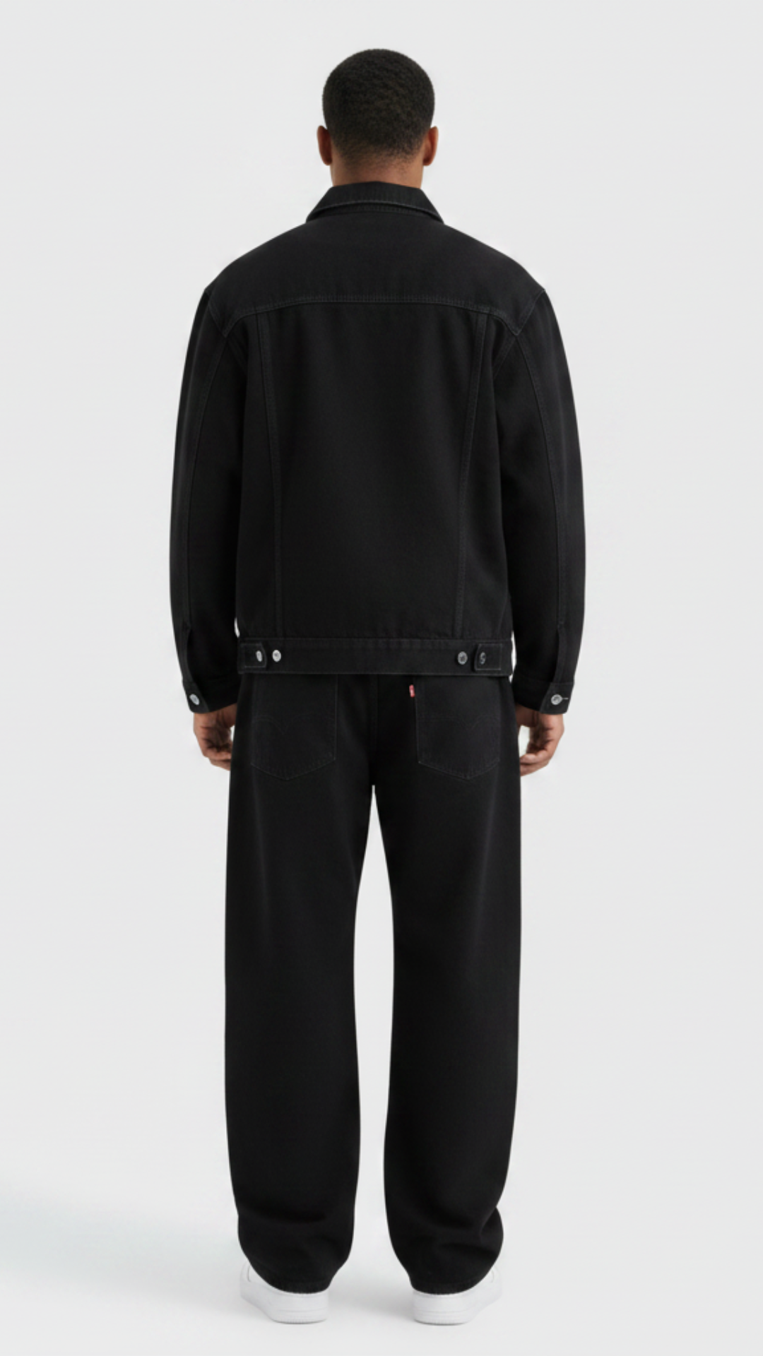 CONJUNTO OVERSIZED ALL BLACK JEANS