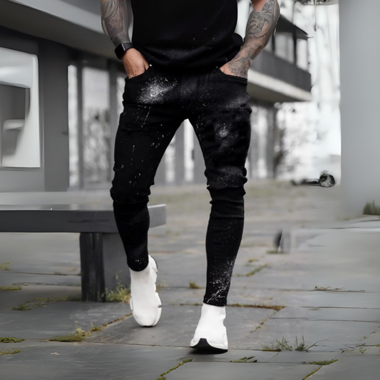 CALÇA JEANS BLACK SPLASH
