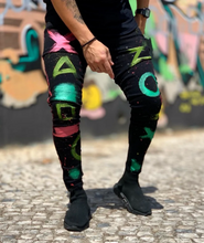 Carregar imagem no visualizador da galeria, CALÇA JEANS BLACK GEOMETRIA 🎨
