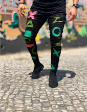 Carregar imagem no visualizador da galeria, CALÇA JEANS BLACK GEOMETRIA 🎨
