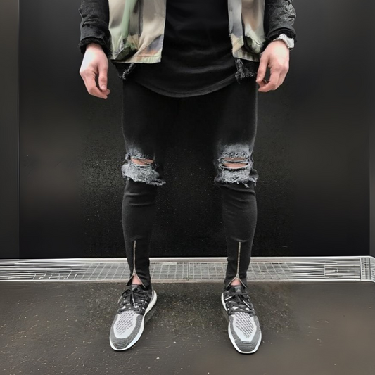 CALÇA BLACK SAINT DESTRÓYED C/ PIGMENTAÇÃO