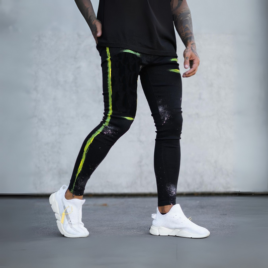 CALÇA JEANS SKINNY BLACK COLLORS