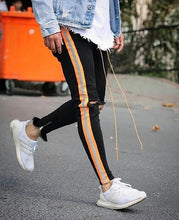 Carregar imagem no visualizador da galeria, CALÇA JEANS BLACK-ORANGE
