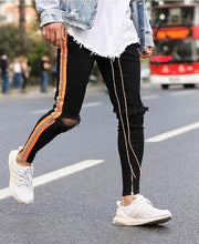 Carregar imagem no visualizador da galeria, CALÇA JEANS BLACK-ORANGE
