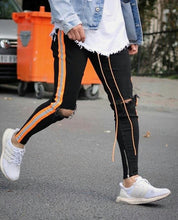 Carregar imagem no visualizador da galeria, CALÇA JEANS BLACK-ORANGE

