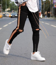 Carregar imagem no visualizador da galeria, CALÇA JEANS BLACK-ORANGE
